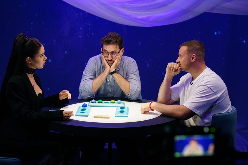 Андрей Бебуришвили на съемках шоу "Натальная карта"