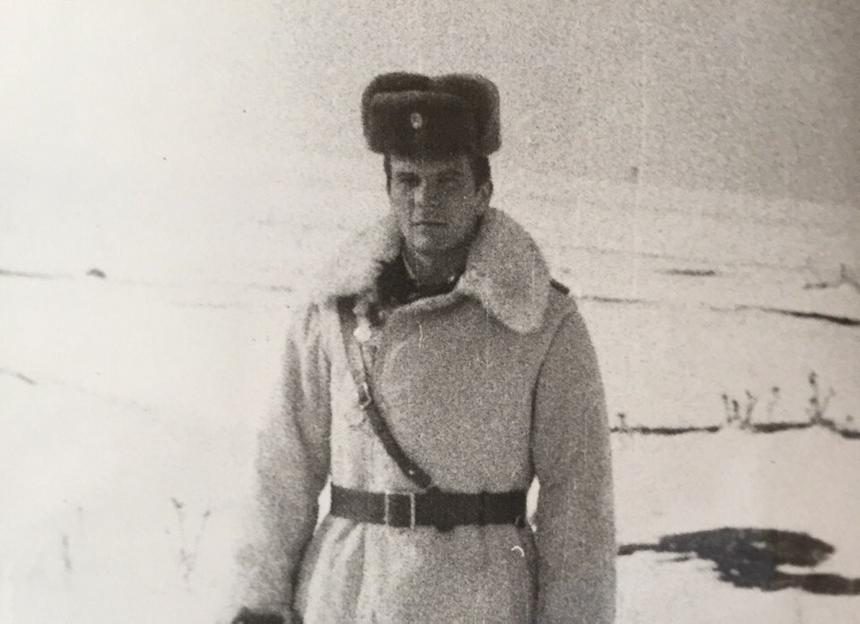 Михаил Игнатов на заставе