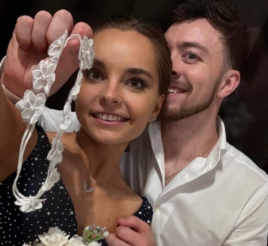 Гимнастка Арина Аверина подтвердила роман с фигуристом Дмитрием Алиевым