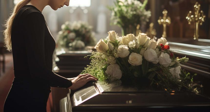 Все несут полевые цветы: в Москве прощаются с оператором Сергеем Политиком, которого зарезали у дома